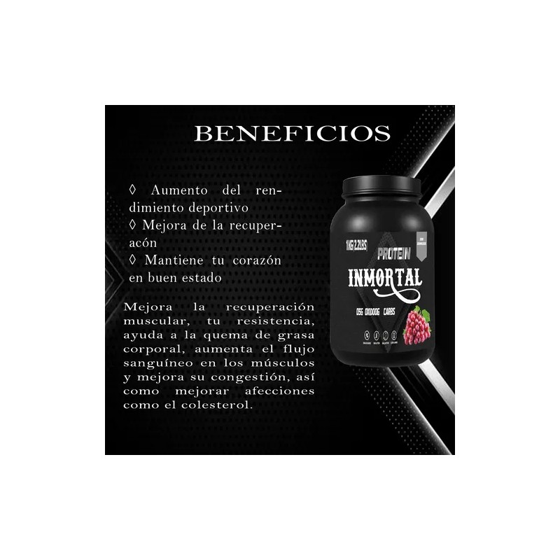 Óxido Nítrico Inmortal 1 Kg 200 Serv Varios Pre Entreno