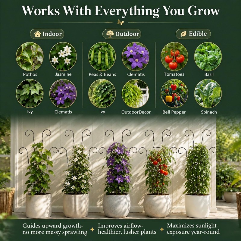 LXCSYXJ Small Trellis for Potted Plants,Trellis for Climbing Plants Outdoor