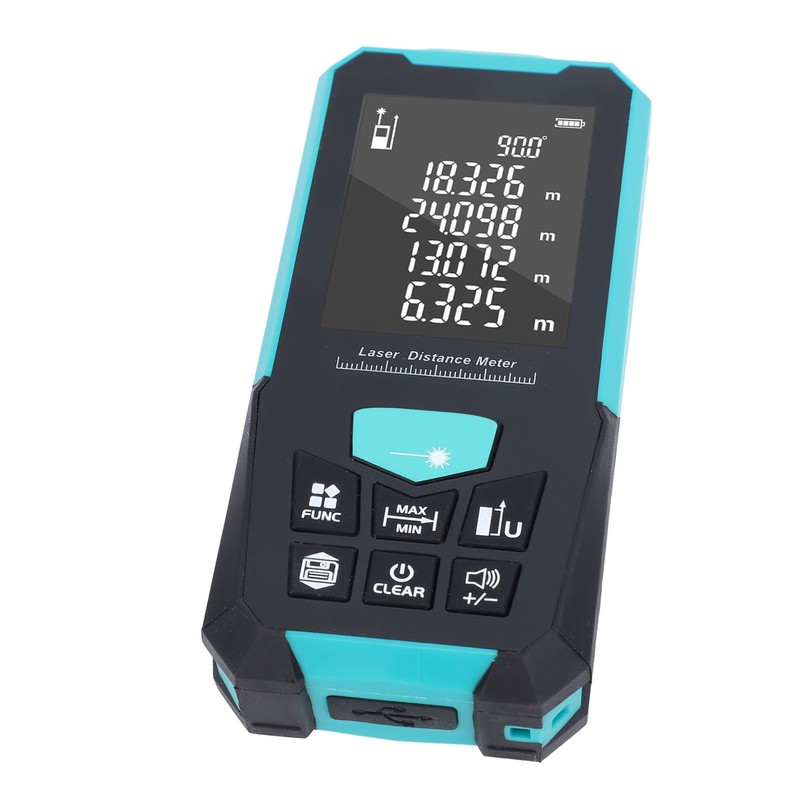 Laser Measure 0.05‑100m 2.4 Inch LCD Backlit Screen IP54 Waterproof