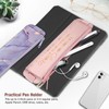 FINPAC 2-Pack Elastic Pencil Case for Notebook, Leather Pen Holder
