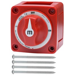 CXBB Interruptor de batería serie M 6006, interruptor de batería marina de 48 V 300 A de potencia, para batería de barco de un solo circuito encendido y apagado