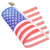 Kisangel 40pcs Small Usa Stick Flags Mini American Flags for