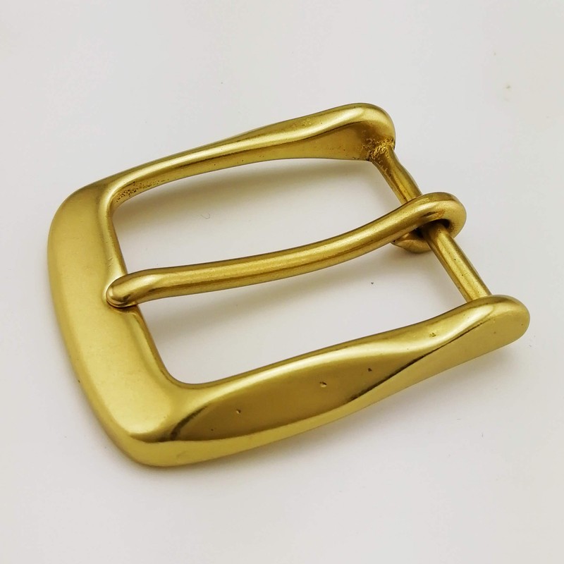 LAXPICOL 1.5"(38mm) Heavy Duty Solid Brass Single Prong Square Belt