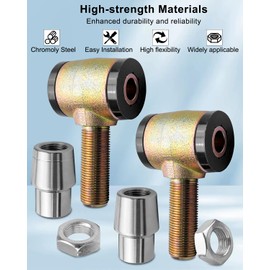 ULZOZN 3/4" .750" Threaded Bushing Kit, 4-Link 1/2" Bolt Hole Bushings