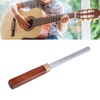 Guitar Fret Crowning File Chrome Plated Solid Wood Handle Fret