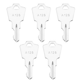 Create idea Pack of 5 Metal Ignition Key Replacement A126 Compatible with APEM Compatible with KAC Compatible with ELEDIS Switch Start Key