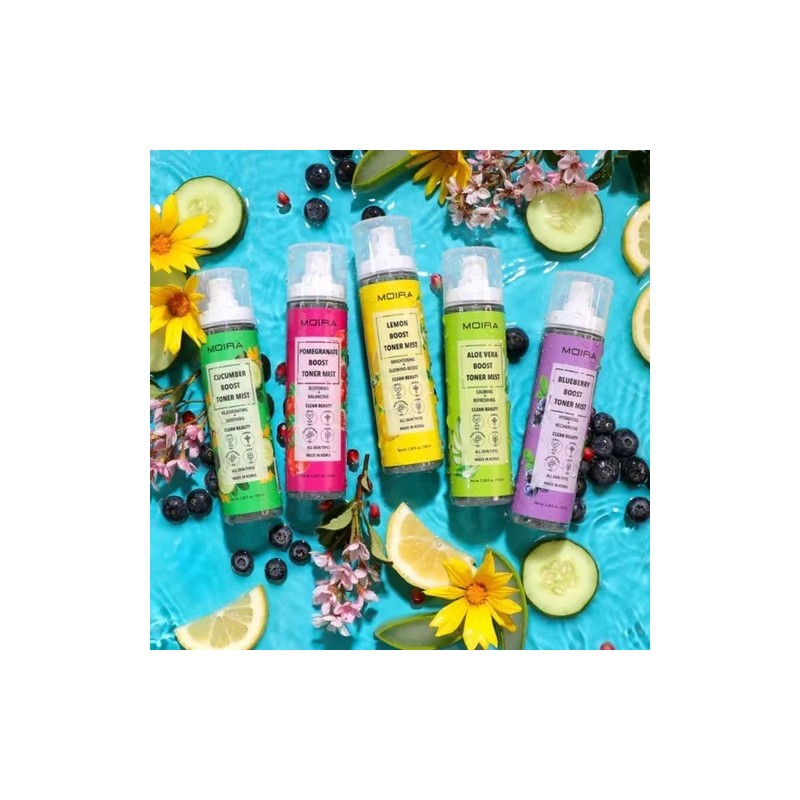 Moira Blueberry Toner Mist Rostro Hidratante Vegano 100ml