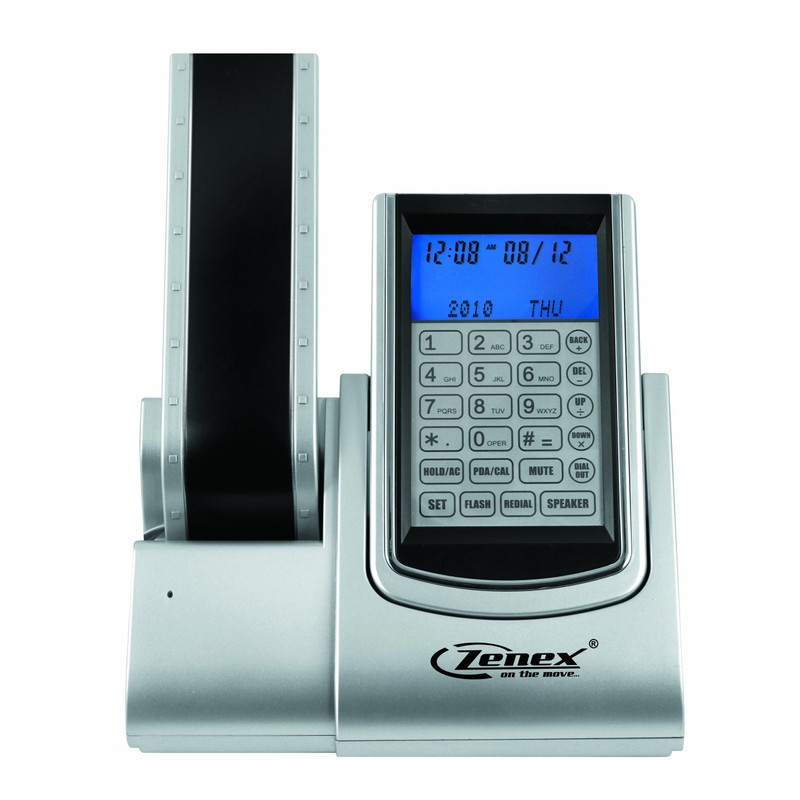 Zenex Single Handset Single Line Silver Telephone ZN-TP5588