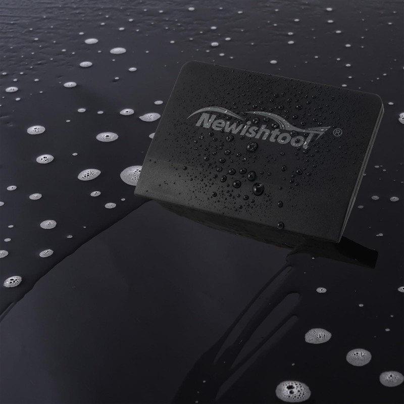 NEWISHTOOL - Escobilla de goma de silicona suave, escobilla de