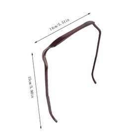 Forlush Pack of 4 Headbands for Women, Fashion Hair Hoop, Curly Thick Hair Headband, for Fixing Hair During Make-Up, Sports