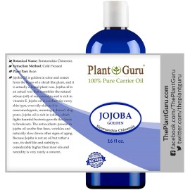 Aceite De Jojoba 16 Oz Prensado En Frío 100% Puro Portador N