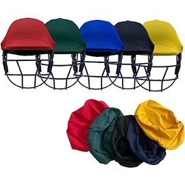 Whitedot Helmet Clads. Helmet Change Over clads/Cover to Change Helmet Color (Red, Large)