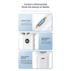 Handheld Fan LED Display Power Adjustable Portable Fan Night Light