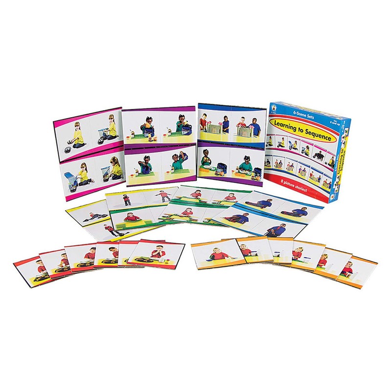 Carson-Dellosa Publishing 6-Scene, Learning to Sequence Multi, 8.6" x 9"