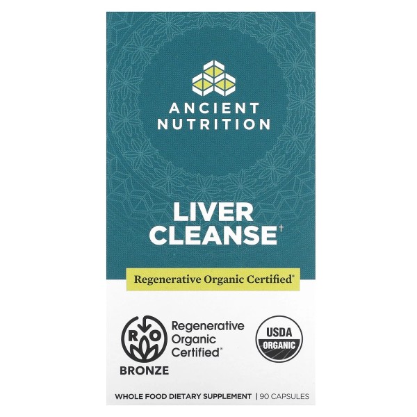 Ancient Nutrition 2 X Ancient Nutrition, Liver Cleanse, 90 Capsules