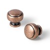 Goo-Ki 6 Pack Antique Copper Round Cabinet Knobs – Vintage
