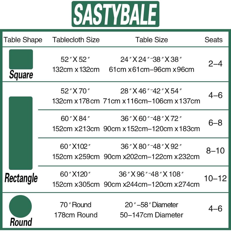 St.Patrick's Day Tablecloth Rectangle, Shamrock Clover Spring Table cloth with