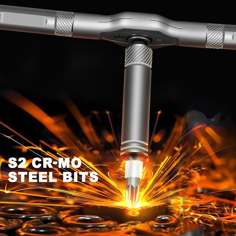 42 in 1 Magnetic Screwdriver Set, Multi Bit Magnetic Ratcheting