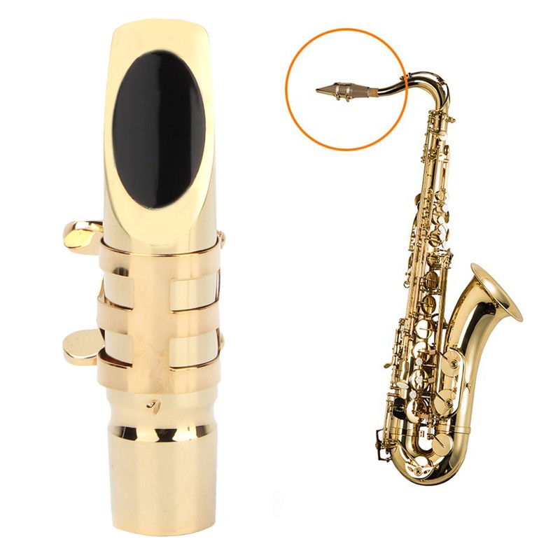 Metal Alto Saxophone Metal Mouthpiece with Cap Pads Musical Instruments