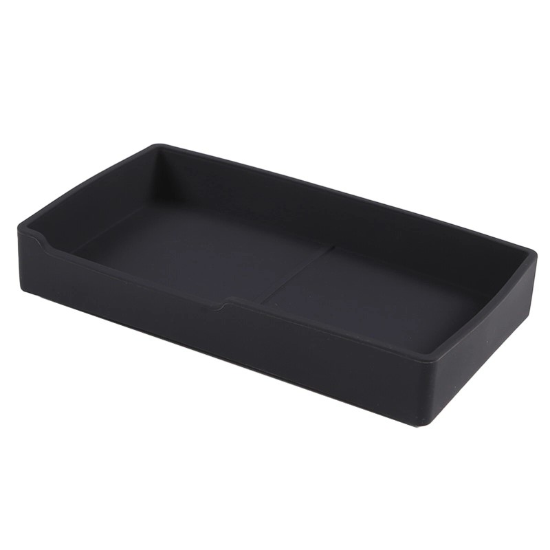 auguisy-motortrim Black Center Console Water Cup Storage Box Tray Fit