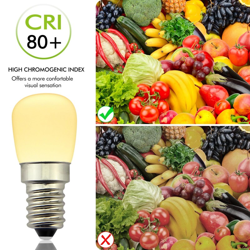 Poeland E14 Led Light Bulb 1.5W 120V Pack of 4