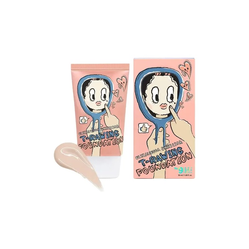Elizavecca T-rawing Foundation No.9 Fps 50 Base Maquillaje