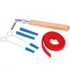 6Pcs Piano Tuner Kit Tuning Professional Musical Silent Hammer DIY