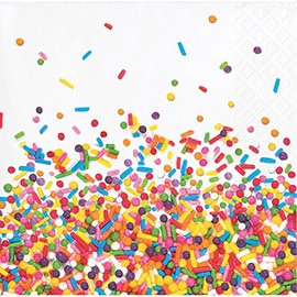 Creative Converting 324665 Beverage Napkin, 5", Multicolor