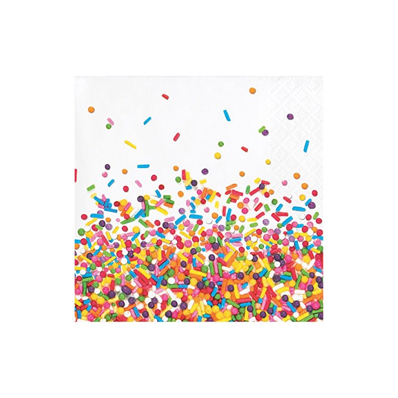 Creative Converting 324665 Beverage Napkin, 5", Multicolor