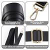RAFIYU 2 Pcs Universal Replacement Shoulder Strap, 2.5cm Wide Black