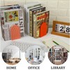 Harloon Boho Bookends Cute Boho Bookshelf Rainbow Book Ends Wood