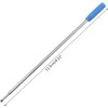 10-Pack Metal Pen Refills Blue and Black Refills 115mm Replacement