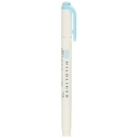 Zebra High Lighter Mildliner, Mild Blue (WKT7-MBL)