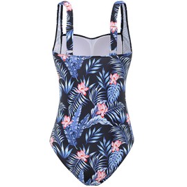 AOQUSSQOA Women One Piece Swimsuits Swimming Costume Swimwear Tummy Control Push Up Bathing Suits（4Black Pink,M）