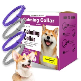 Calming Collar for Dogs - 4 Packs, Dog Calming Collar, Lasts 60 Days,Reduce Stress, Pheromone Collar for Dogs, Separation Anxiety Relief for Dogs, Adjustable Size Fits Large, Medium, and Small Dogs