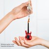Guitar Keychain Portable Cute Mini Guitar Pendant Key Chain Ring