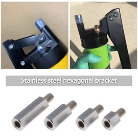 ECSiNG 8PCS Single Head Stud Hex Standoff Spacers Male to Female Thread 10mm 15mm 20mm 30mm M6 x M6 for PCB Hexagonal Fasteners Hardware Accessories Stainless Steel