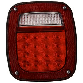 Grote Box Lamp, LED with Sidemarker, RH, Red