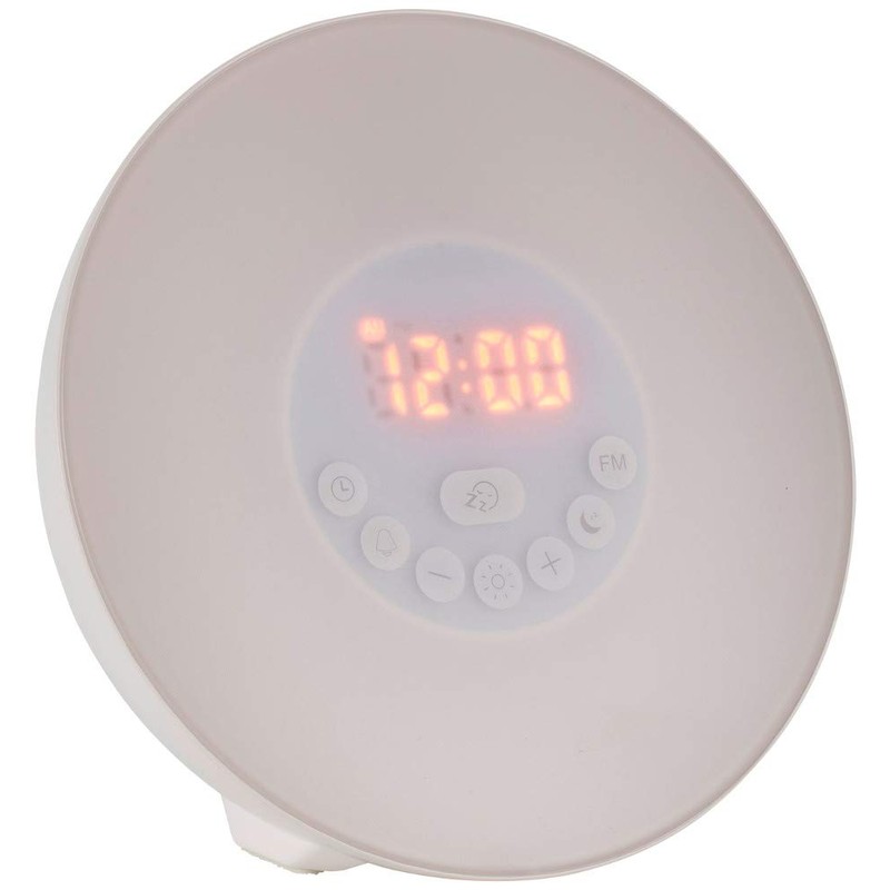 TFA Dostmann Daylight Alarm Clock, Wake Up Light, 60.2019.02, Light