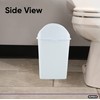 Superio Small 2.5 Gallon Plastic Trash Can with Swing Top