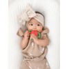 Itzy Ritzy Strawberry-Shaped Baby Teether with Handles; Silicone Teether for