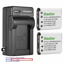 Kastar Wall Charger Battery for Nikon EN-EL10 MH-63 & Nikon Coolpix S220
