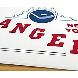 1950's   NEW YORK RANGERS Hockey Vintage Designed Decal Sticker