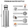 Drinking Bottle, 500 ml, Stainless Steel, Leak-Proof, BPA-Free, Drinking Bottle
