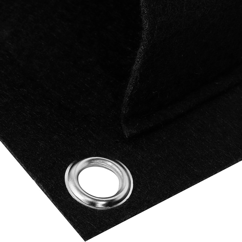 3Pcs 6 Pocket Plant Growing Bag Degradable Wall Hanging Felt