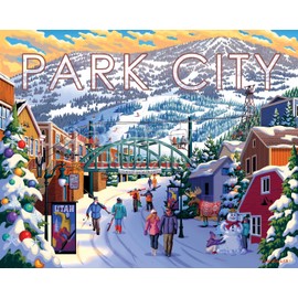 Park City Winter by Boardwalk - 500 Piece Jigsaw Puzzle