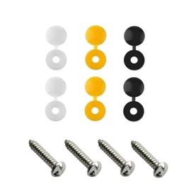 BEK-FIX® Anti-Theft Number Plate Screws Tamper Proof Clutch Head Security Screws Fixing Kit