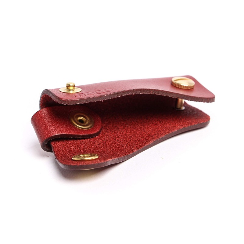 [モカ] レザー 革 キーケース02 コンパクト 薄型 おしゃれ メンズ プレゼント 誕生日