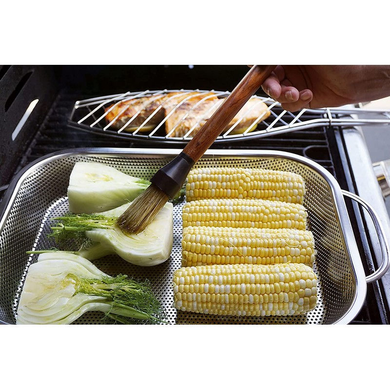 RSVP International Endurance (BQ-RP) BBQ Precision Pierced Roasting Pan, Stainless