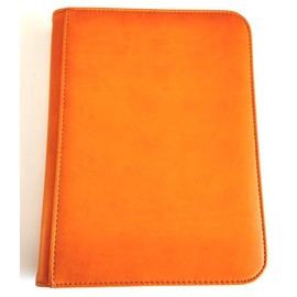 docsmagic.de Pro-Player 4-Pocket Zip-Album Orange - 160 Card Binder - MTG - PKM - YGO